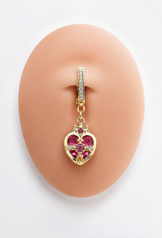 Cosmic Heart Clip Style Ring