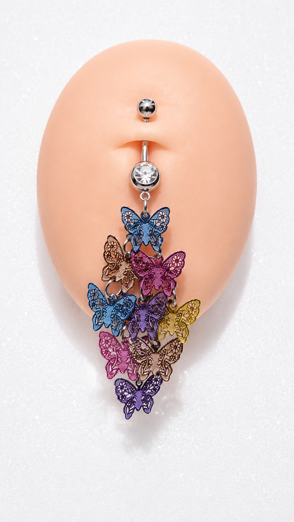 Blue and purple butterfly