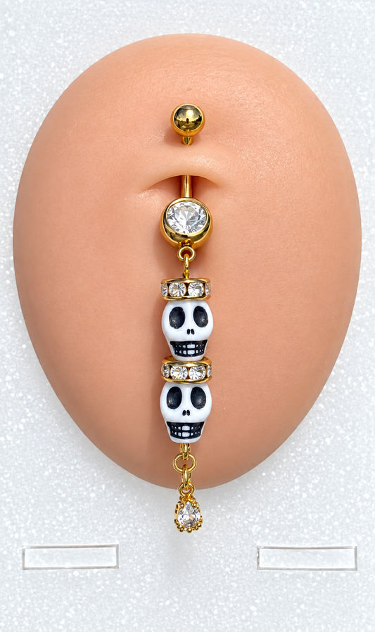 Gold skull